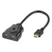 ADAPTER HDMI 2X1 VIVANCO HDMI 2X1 47157 - Кабели<<<Електроматериали<<<Строителни