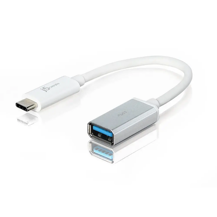Adapter j5create JUCX05 USB-C 3.1 male - USB-A female 5Gb/s 90cm - Кабели за мобилни