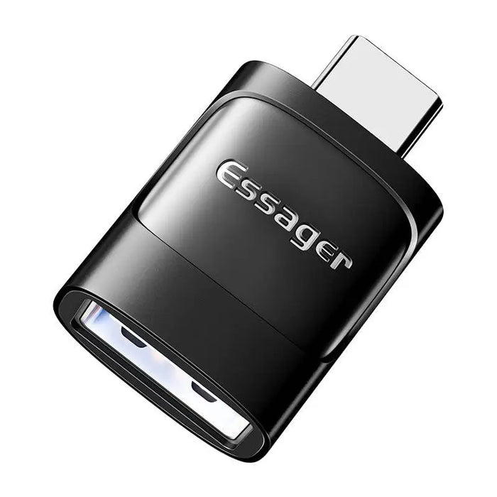 Adapter OTG USB 3.0 female to USB-C male Essager (black) - Bluetooth adapters<<<GSM Accessories<<<InnproXML