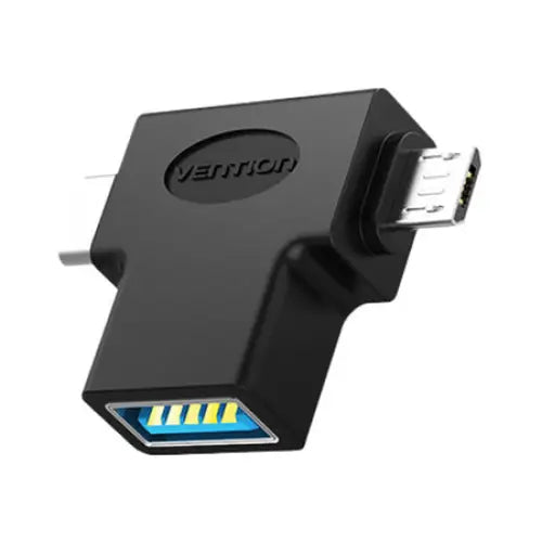 Adapter OTG USB 3.0 to USB-C and Micro USB Vention CDIB0 - Adapters connectors and converters<<<IT