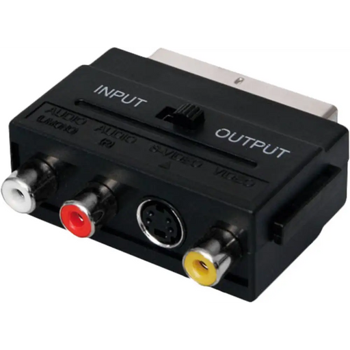 Adapter Sencor SAV 151-000 Scart-3RCA + SVID INOUT - Адаптери<<<Аксесоари за телевизори<<<Аксесоари<<<TechMart