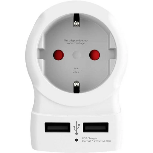 Adapter SKROSS Europe to UK 1500280 USB White - Аксесоари за контакти<<<Продукти за дома<<<ValiAPI
