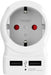 Adapter SKROSS Europe to USA USB White - Аксесоари за контакти<<<Продукти за дома<<<ValiAPI