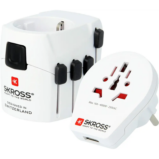 Adapter SKROSS PRO USB 1.302539 World White - Аксесоари за контакти<<<Продукти за дома<<<ValiAPI