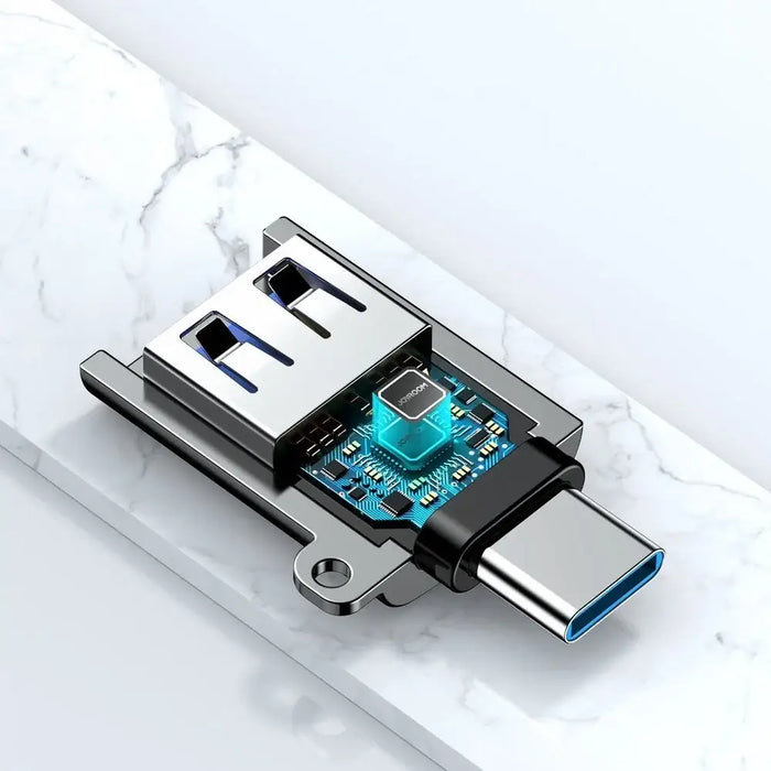 Adapter USB male-female Type-C Joyroom S-H151 (black) - Converter<<<Accessories<<<Основна<<<DunaXML&&&Adapters