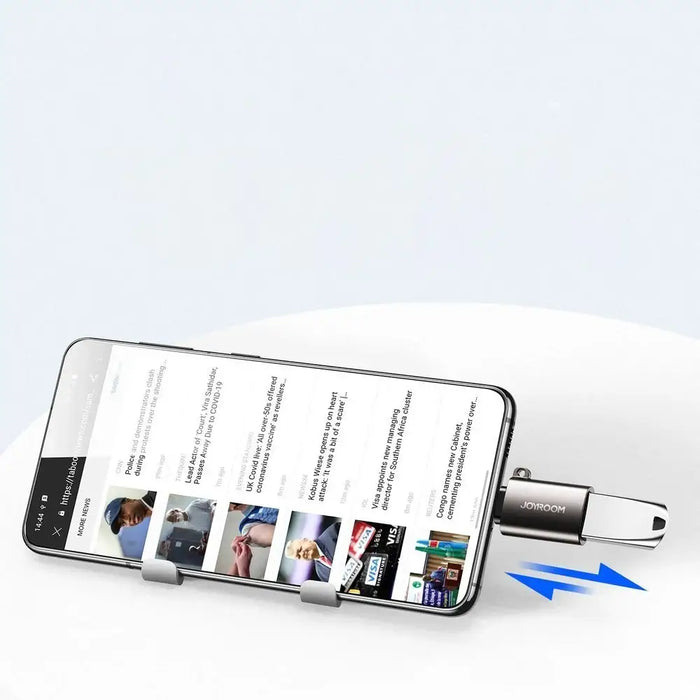 Adapter USB male-female Type-C Joyroom S-H151 (black) - Converter<<<Accessories<<<Основна<<<DunaXML&&&Adapters