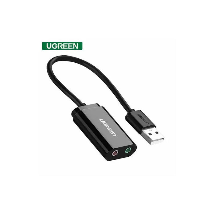ADAPTER USB2.0 3.5mm UGREEN - USB хъбове и адаптери<<<Компютърна периферия<<<AmperelB2B