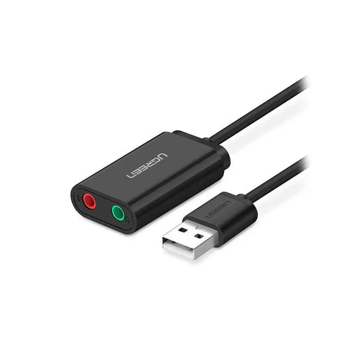 ADAPTER USB2.0 3.5mm UGREEN - USB хъбове и адаптери<<<Компютърна периферия<<<AmperelB2B