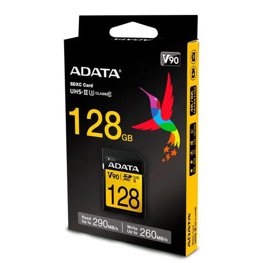 ADATA 128GB SDXC UHS-II U3 CLASS 10 - Flash медии<<<ADATA памети и аксесоари<<<ADATA<<<PolyComp