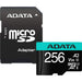 ADATA 256GB MicroSDXC UHS-I U3 V30S (with adapter) - Flash медии<<<ADATA памети и
