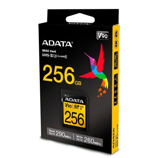ADATA 256GB SDXC UHS-II U3 CLASS 10 - Flash медии<<<ADATA памети и аксесоари<<<ADATA<<<PolyComp