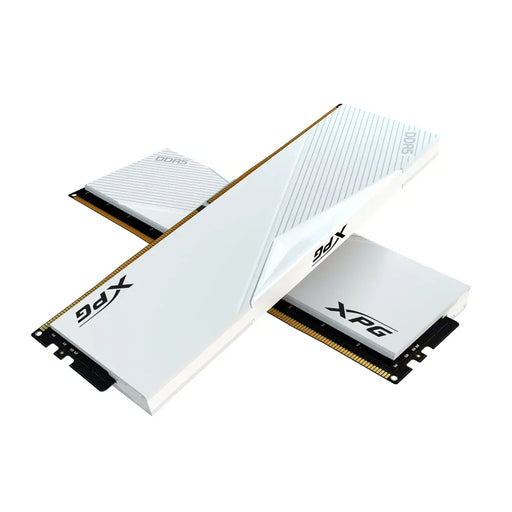 ADATA LANCER 32GB (2x16GB) DDR5 6000 MHz U-DIMM White - Памети за настолни компютри<<<ADATA памети и