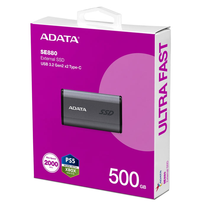 ADATA SE880 500 GB Wi-Fi Grey