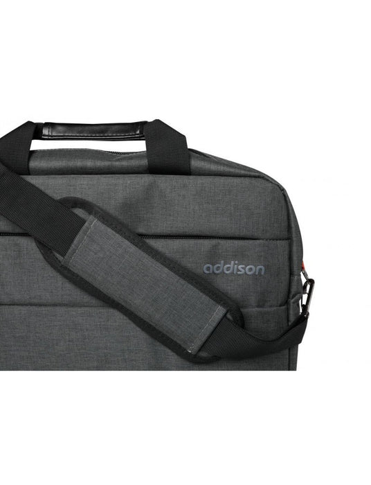 Addison 307014 notebook case 35.8 cm (14.1") Toploader bag Grey