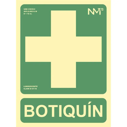 Adhesive Sign Archivo 2000 First Aid Kit PVC 22,4 x 30 cm - Декорация и Осветление<<<Дом Градина<<<BigBuy&&&Други
