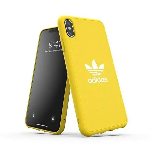 Adidas Molded Case Canvas case for iPhone Xs Max - yellow - Cell phone cases and covers<<<HurtelXML