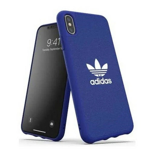 Adidas Moulded Case CANVAS iPhone Xs Max niebieski/blue 34960 - Cell phone cases and covers<<<HurtelXML