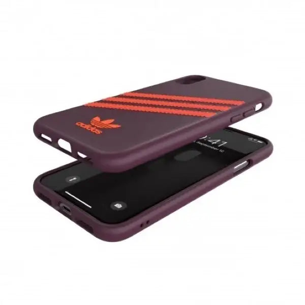 Adidas OR Moulded PU iPhone X/XS Case - Burgundy-Orange - Cell phone cases and covers<<<HurtelXML