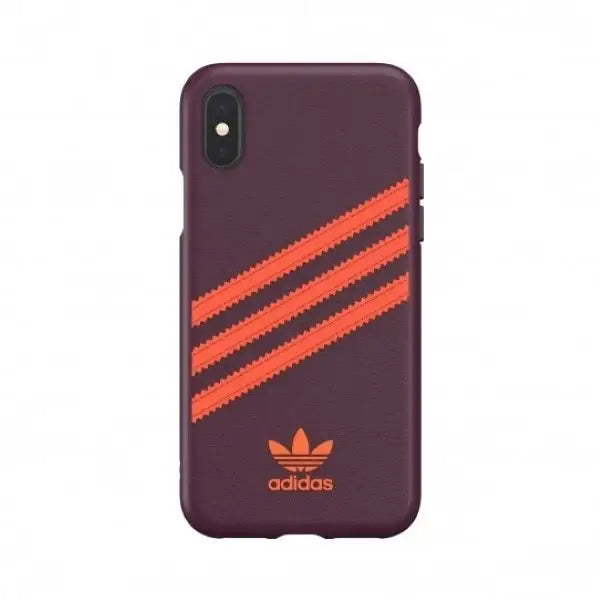 Adidas OR Moulded PU iPhone X/XS Case - Burgundy-Orange - Cell phone cases and covers<<<HurtelXML