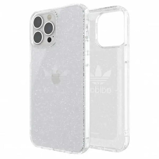 Adidas OR Protective Clear Case Glitter for iPhone 13 Pro Max - Transparent Silver - Cell phone cases