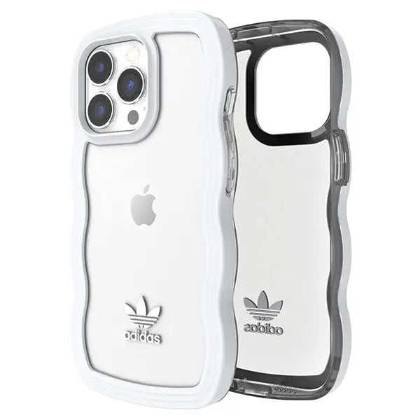 Adidas OR Wavy Case iPhone 13 Pro /13 6.1’’ white-transparent/white-transparent 51903 - Cell phone cases