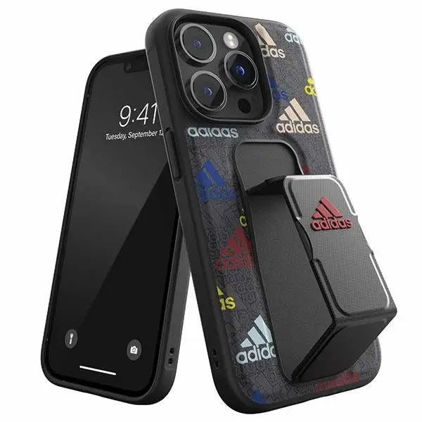Adidas SP Grip Case iPhone 14 Pro black/black/coulourful 50251 - Cell phone cases and covers<<<HurtelXML