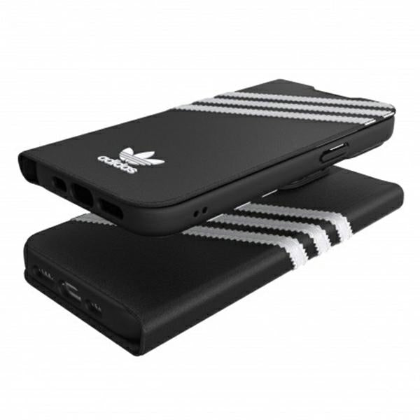 Adidas OR Booklet Case PU for iPhone 13 Pro / iPhone 13 - Black and White