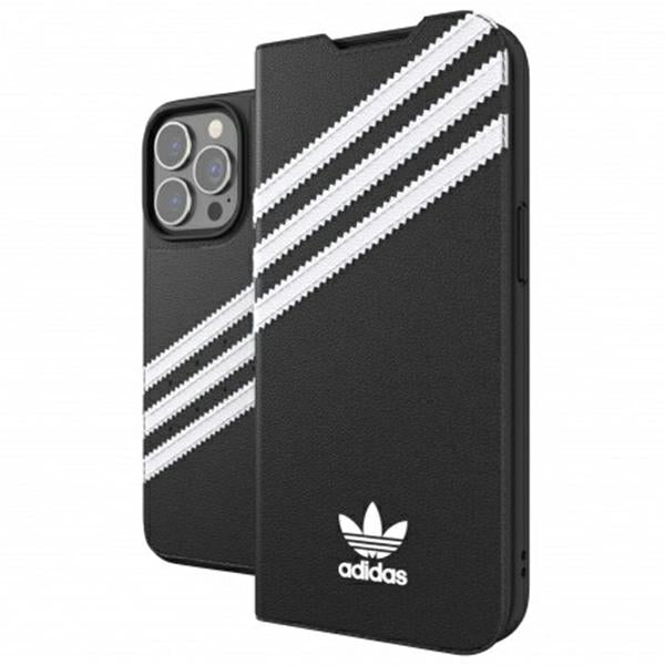 Adidas OR Booklet Case PU for iPhone 13 Pro / iPhone 13 - Black and White