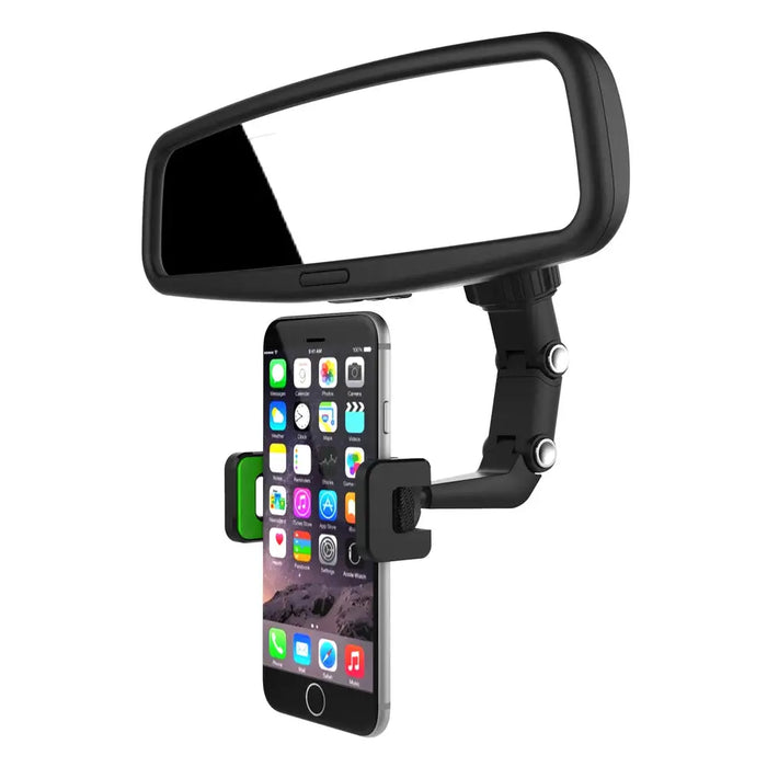 Adjustable car rearview mirror holder for smartphone - Cell phone holders<<<HurtelXML