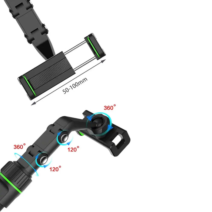 Adjustable car rearview mirror holder for smartphone - Cell phone holders<<<HurtelXML