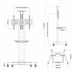 Adjustable support Neomounts NM-M1700BLACK 32’’ 75’’ Portable - Електроника Периферни и резервни части<<<Компютри|