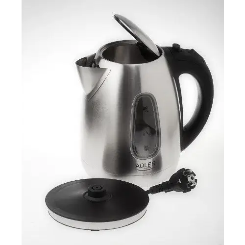 Adler AD 1223 electric kettle 1.7 L Black,Stainless steel 2200 W - Electric kettlesAGD-CZE<<<Home Appliance