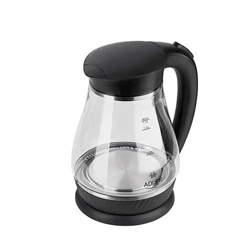 Adler AD 1274 B electric kettle 1.7 L 2200 W Black Transparent - Electric kettlesAGD-CZE<<<Home Appliance