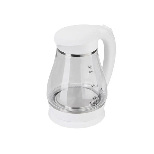 Adler AD 1274 B electric kettle 1.7 L White,Transparent 2200 W - Electric kettlesAGD-CZE<<<Home Appliance