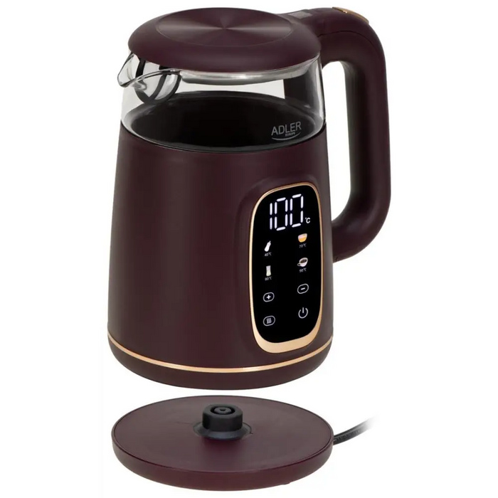 ADLER AD 1305 burgundy electric kettle - Electric kettlesAGD-CZE<<<Home Appliance - ProductsAGD<<<ActionPL