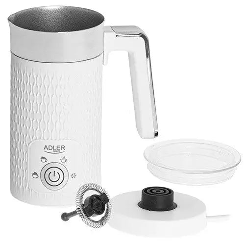 Adler AD 4494 milk frother/warmer Automatic Metallic White - Milk frothersAGD-SDM<<<Home Appliance
