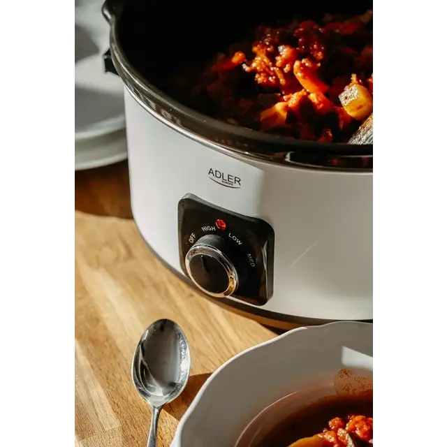 Adler AD 6413W Slow cooker 5.8 l White - Slow CookersAGD-WON<<<Home Appliance - ProductsAGD<<<ActionPL