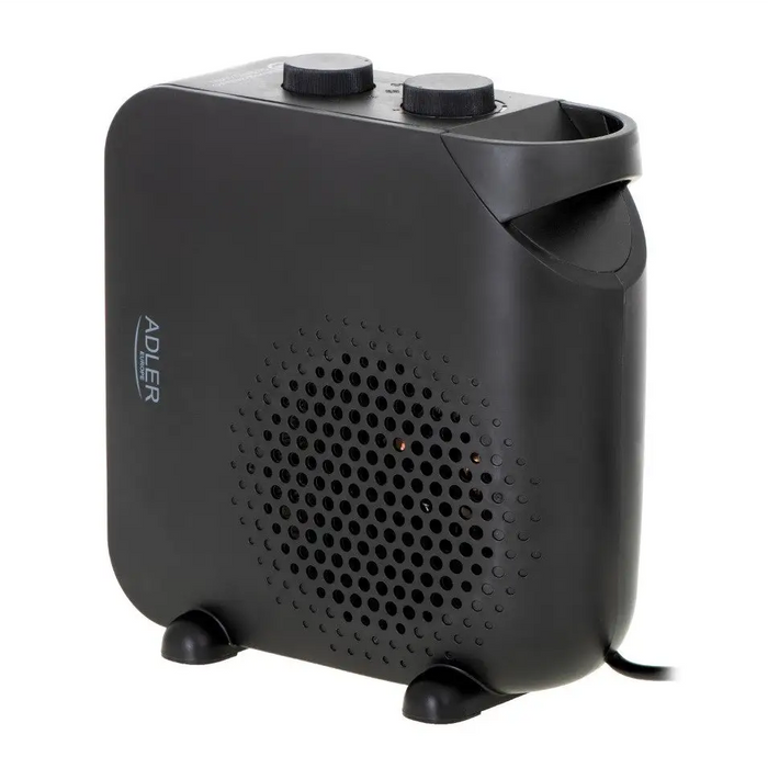 ADLER AD 7725B THERMO FAN BLACK - Fan heatersAGD-TER<<<Home Appliance - ProductsAGD<<<ActionPL