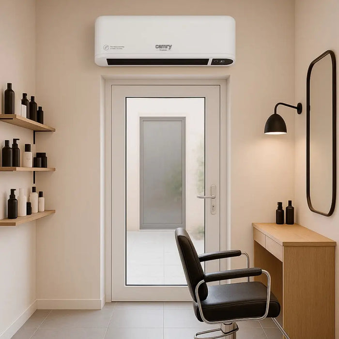 Adler AD 7753 air curtain Black White 2000 W - Fan heatersAGD-TER<<<Home Appliance - ProductsAGD<<<ActionPL