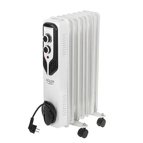 Adler AD 7815 electric space heater Indoor White 1500 W Oil electric space heater - Oil radiatorsAGD-GRO<<<Home