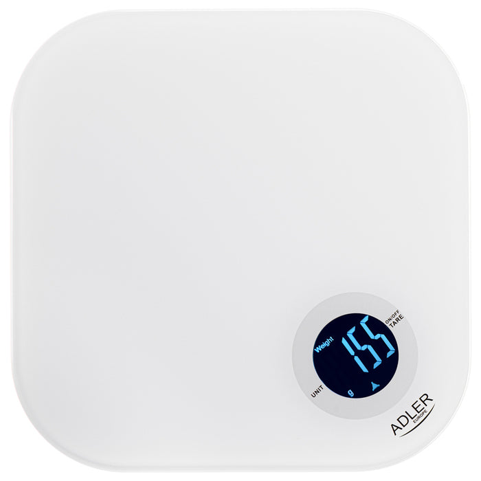 KITCHEN SCALE WHITE ADLER