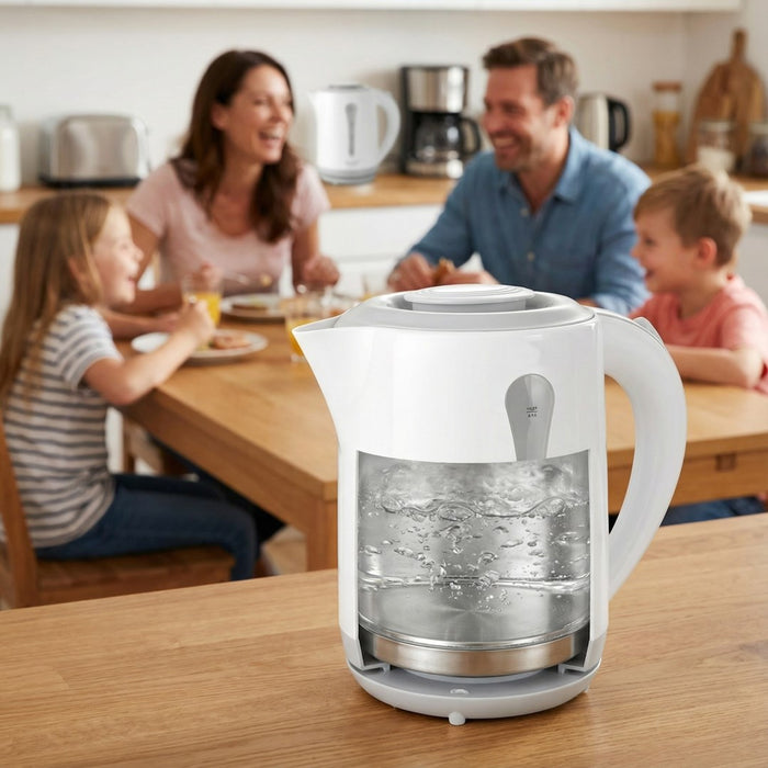 Adler AD 1244 electric kettle 2.5 L 2200 W White