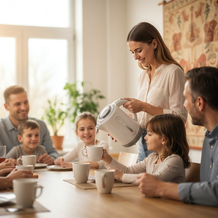 Adler AD 1244 electric kettle 2.5 L 2200 W White
