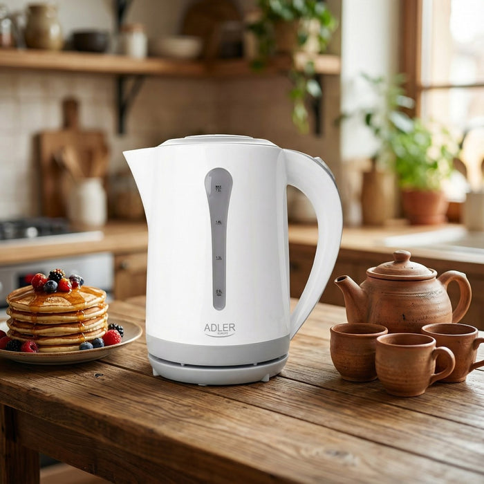 Adler AD 1244 electric kettle 2.5 L 2200 W White
