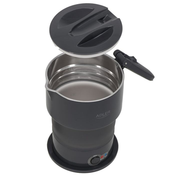 ADLER AD 1377g grey silicone kettle