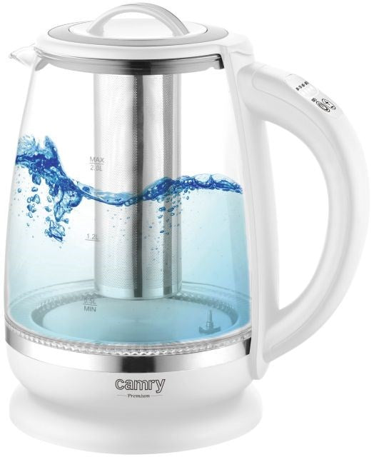 CAMRY CR 1290w electric kettle, white