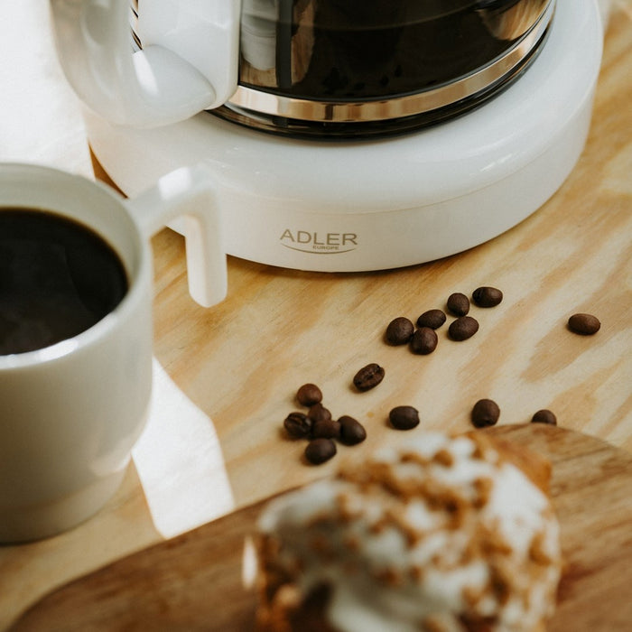 Adler AD 4383w Drip coffee maker for ground coffee 1.5 L white