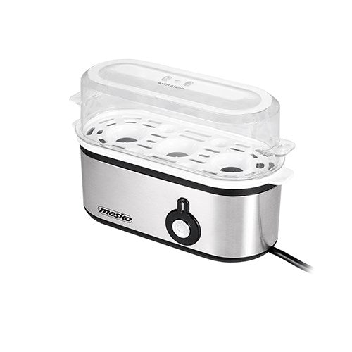 Mesko MS 4485 egg cooker 3 egg(s) 210 W Black,Silver,Transparent