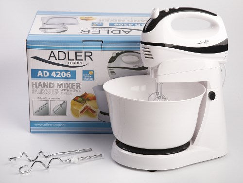 Adler AD 4206 Stand mixer Black,White 300 W