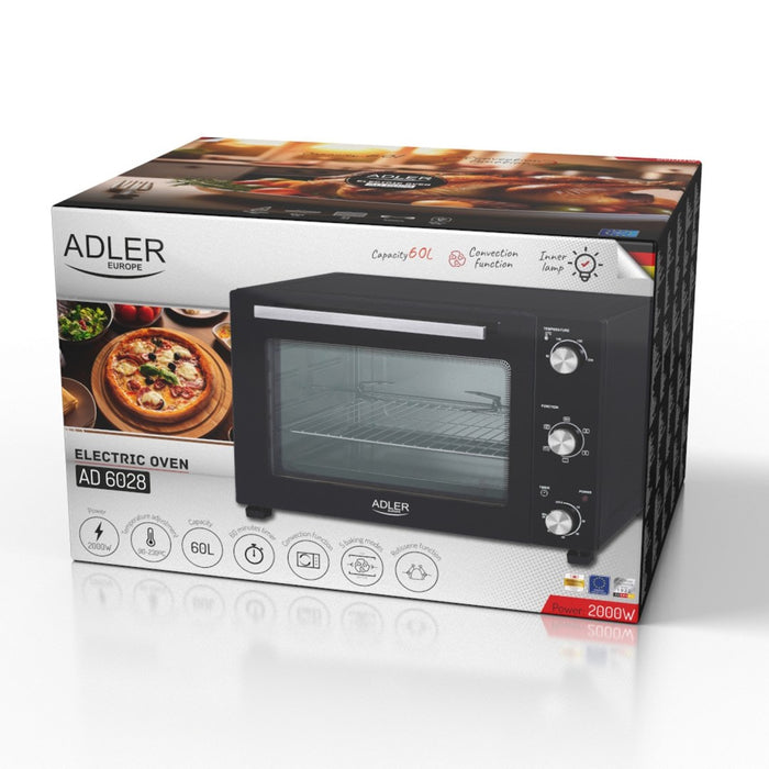 Adler AD 6028 oven Black